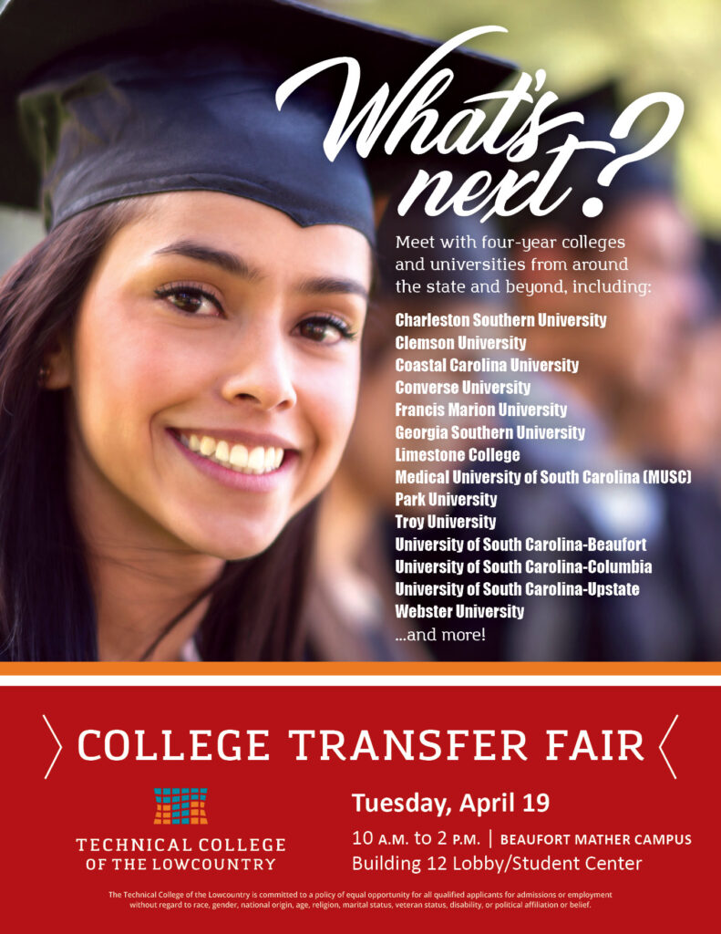 2022 College Transfer Fair flyer v2 2