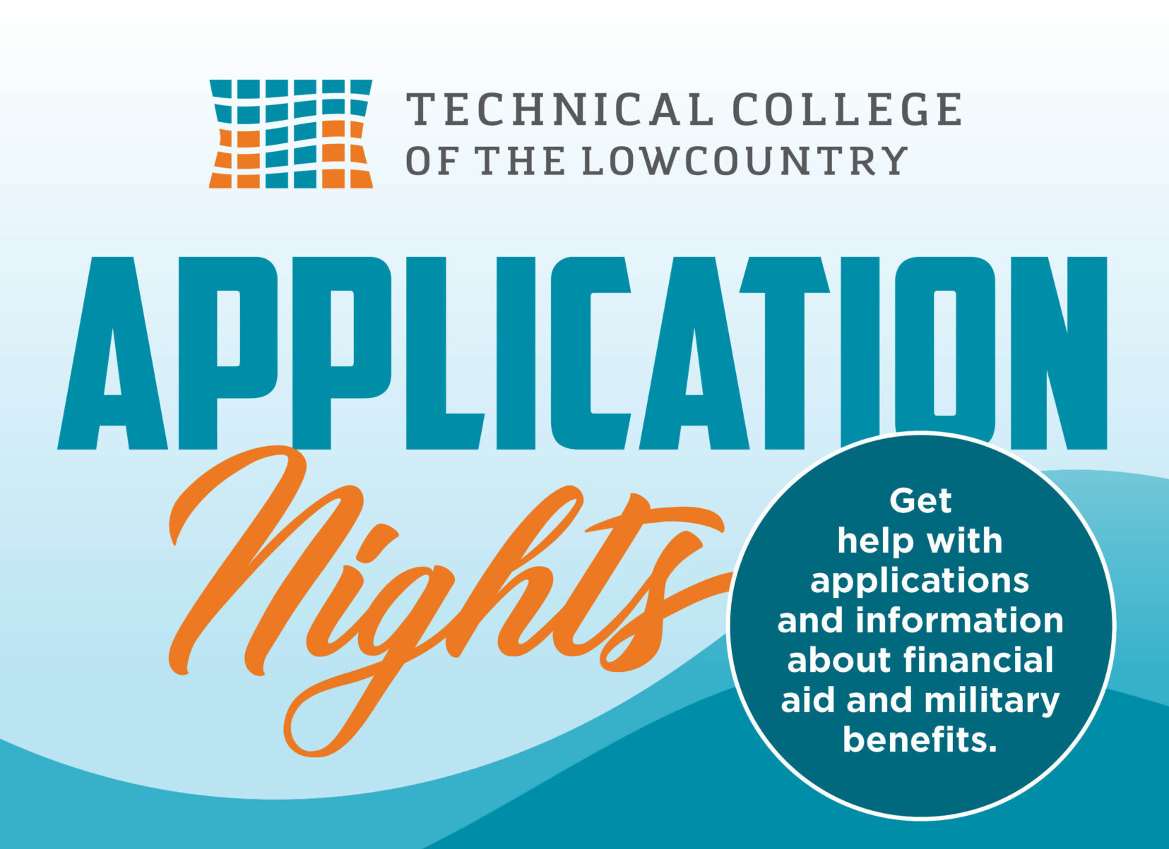 2026 Application Nights flyer