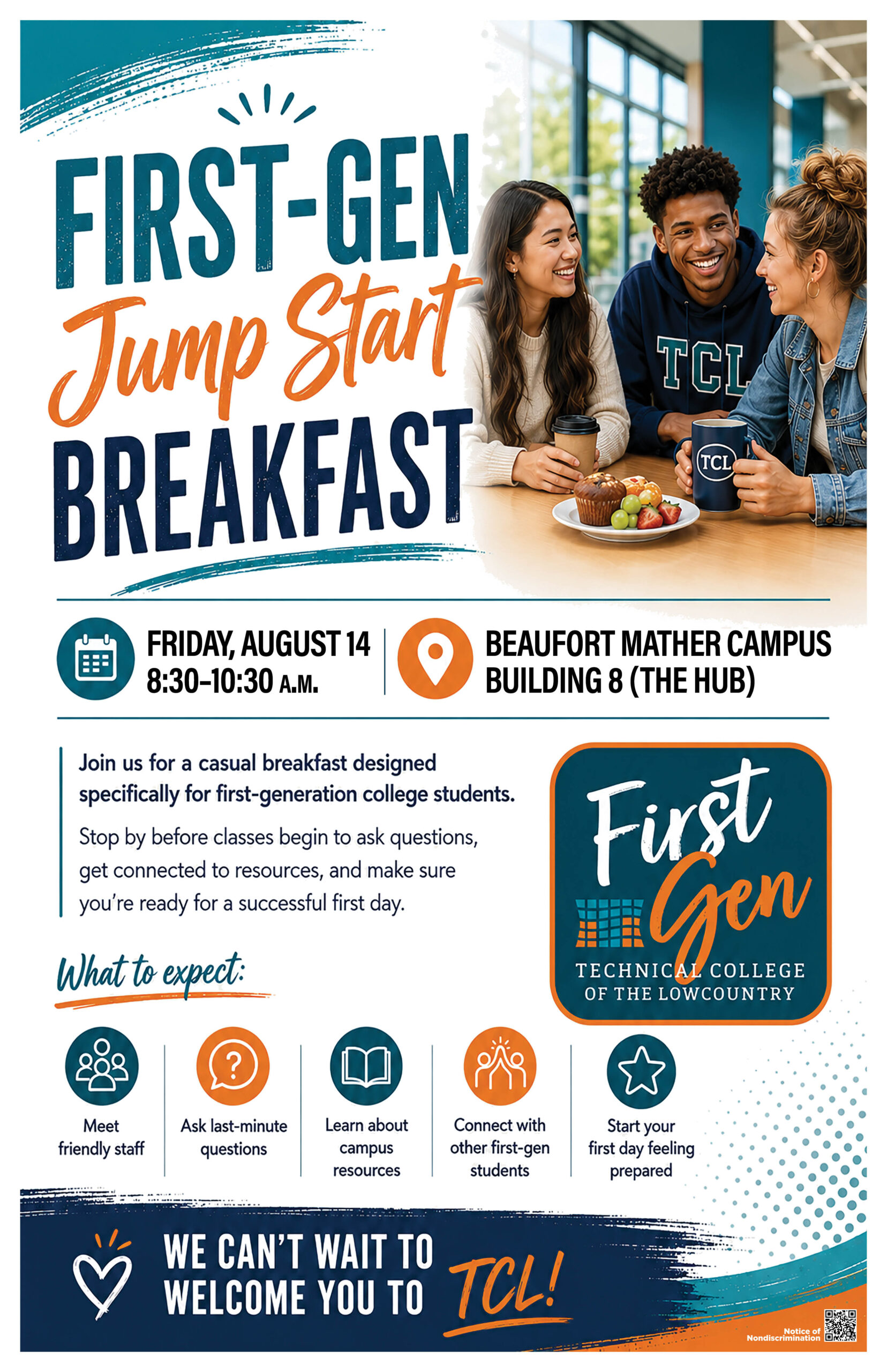 2026 First Gen Jump Start Breakfast poster