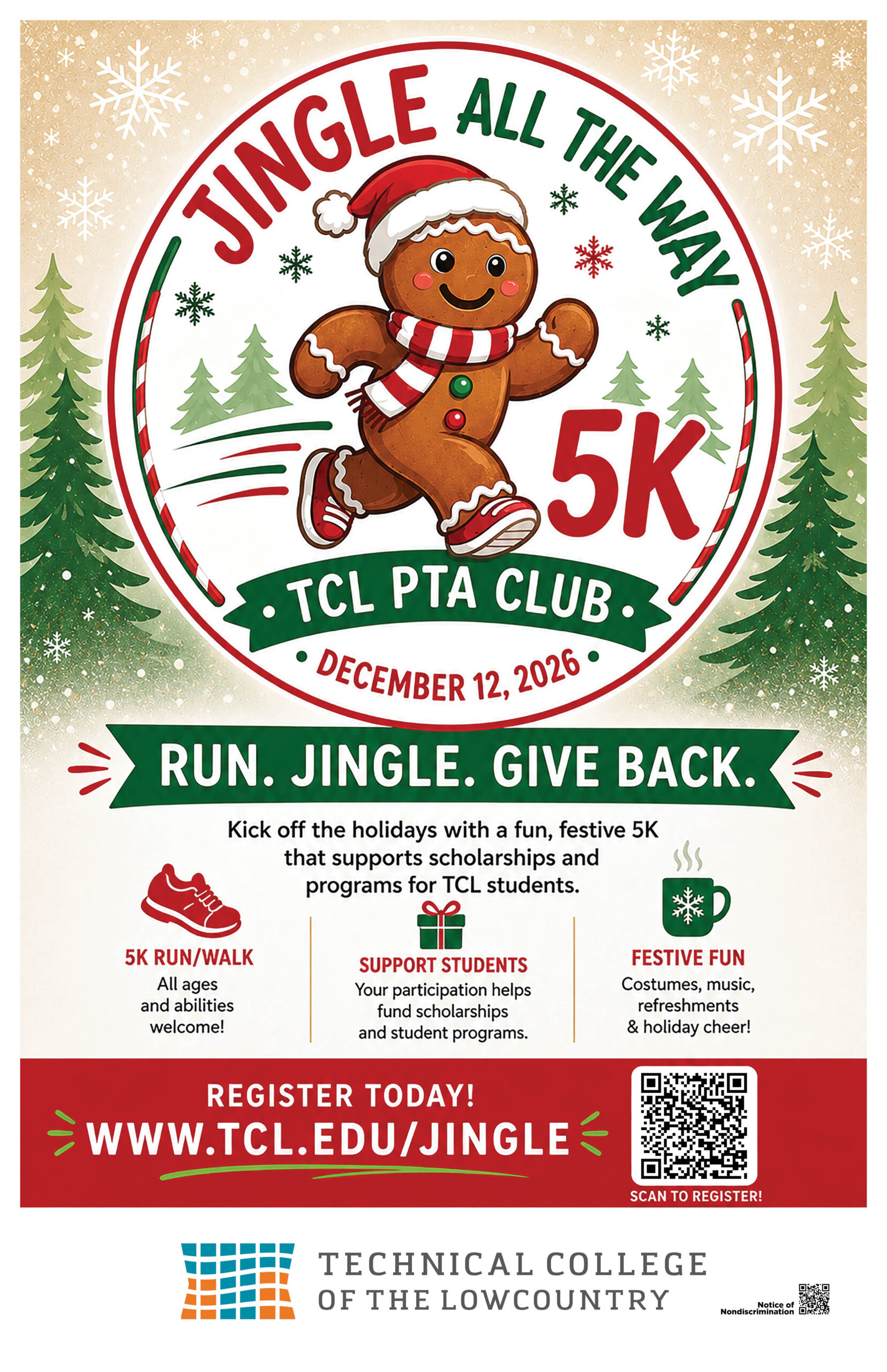 2026 Jingle All the Way 5K poster