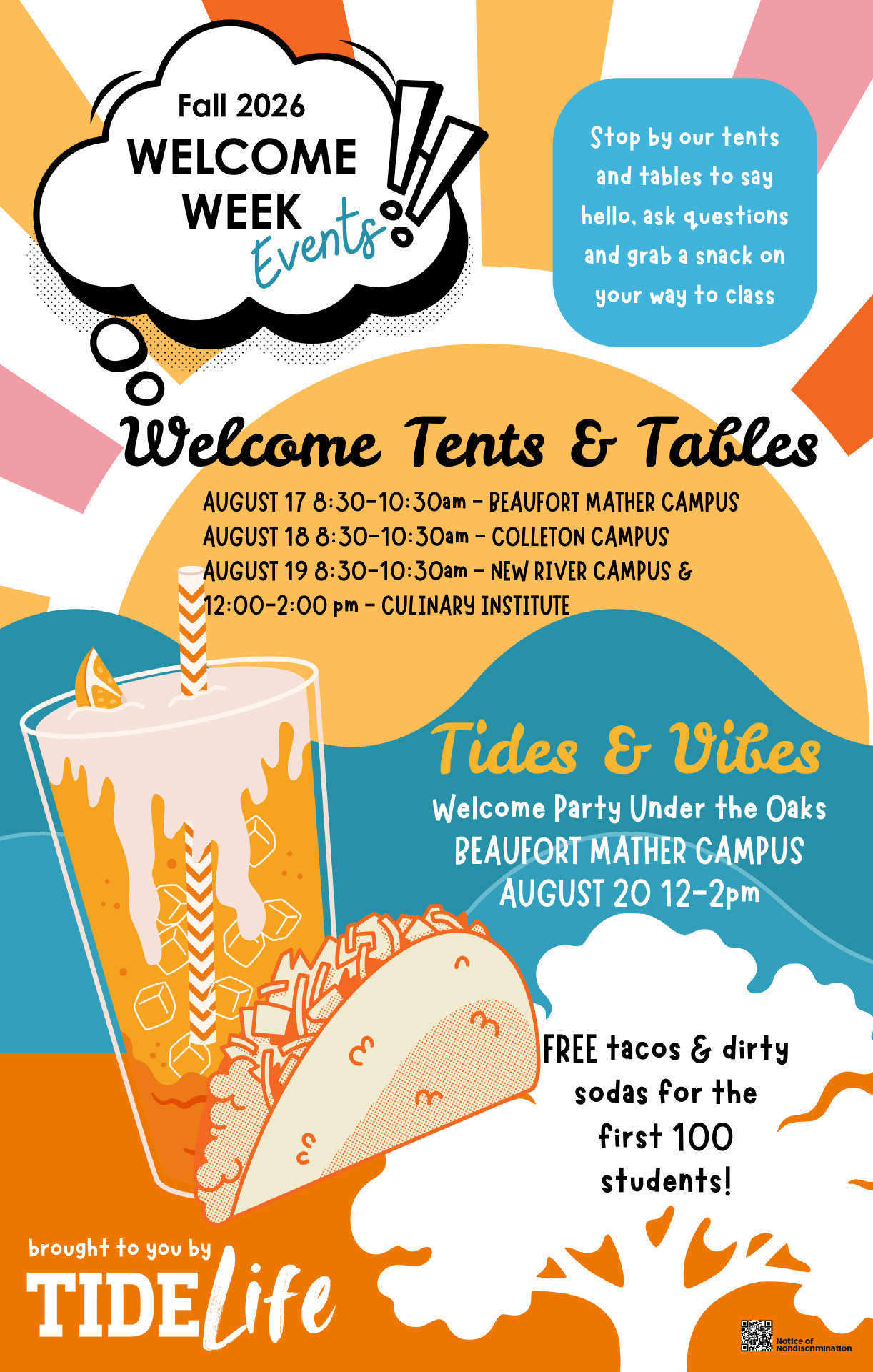 2026 Welcome Week poster