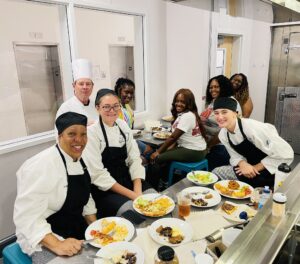 Culinary Institute hosts Hampton campers, funded by Truist Foundation