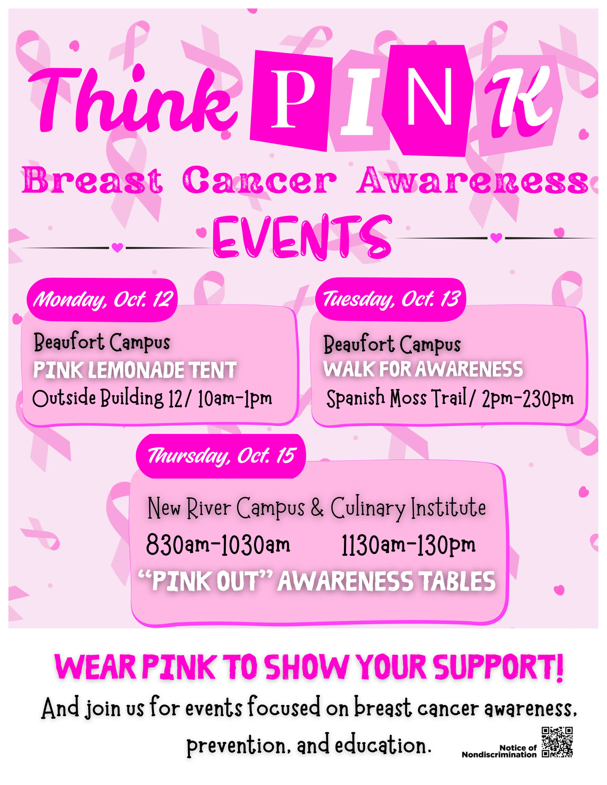 Think Pink flyer